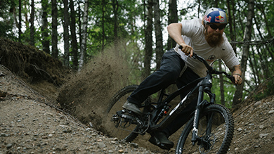 This is home Brage Vestavik mountain biker